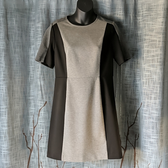 LOFT Dresses & Skirts - ☀️3/$25 LOFT Black Gray Color Block Petite Dress
